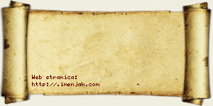 Anđelija Isailović vizit kartica